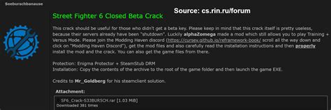 sf6 crack|Street Fighter 6 Closed Beta got cracked : r/CrackWatch .
